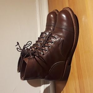 Red Wing Iron Ranger Boots Brown 8.5 D 8111